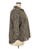 M&S Collection 100% Polyester Animal Print Brown 3/4 Sleeve Blouse Size 20 (petite) - photo 4
