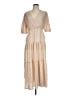 Assorted Brands 100% Polyester Tan Casual Dress Size L - photo 1