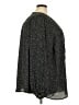 Torrid 100% Polyester Polka Dots Black Long Sleeve Blouse Size 5X Plus (5) - photo 4