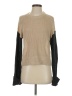 Splendid Color Block Tan Pullover Sweater Size XS - photo 1