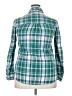 Mossimo Supply Co. Plaid Teal Long Sleeve Button-Down Shirt Size XXL - photo 2
