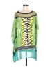 Carmen Marc Valvo 100% Polyester Green 3/4 Sleeve Blouse Size Med - Lg - photo 1