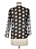 Vintage Havana 100% Polyester Polka Dots Black 3/4 Sleeve Blouse Size L - photo 2