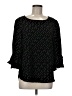 Max Studio Polka Dots Black 3/4 Sleeve Blouse Size M - photo 1