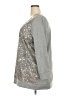 Roaman's Metallic Silver Pullover Sweater Size 22 (1X) - photo 5