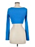 Andee Leeds Blue Long Sleeve Top Size M (estimated) - photo 2