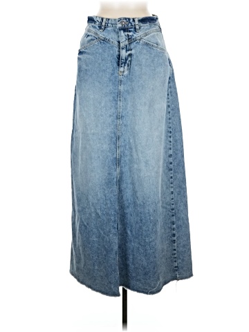 We the Free Denim Skirt (view 1)
