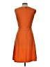 BCBGMAXAZRIA Solid Orange Casual Dress Size 10 - photo 2