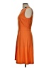 BCBGMAXAZRIA Solid Orange Casual Dress Size 10 - photo 5