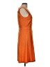 BCBGMAXAZRIA Solid Orange Casual Dress Size 10 - photo 4