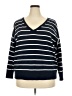 Old Navy Stripes Blue Pullover Sweater Size XXL - photo 1