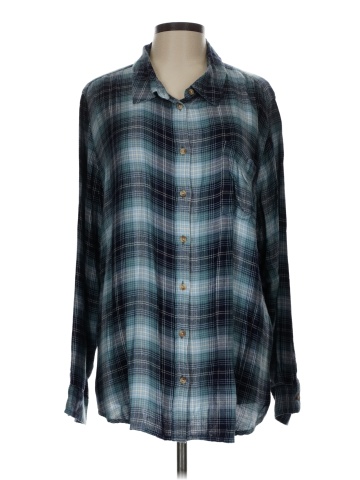 Calvin Klein Long Sleeve Button-Down Shirt (view 1)