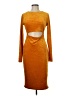 VICI 100% Polyester Orange Cocktail Dress Size M - photo 1