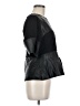 Gracia Black Short Sleeve Top Size M - photo 4