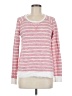 Three Dots Stripes Pink Pullover Sweater Size M - photo 1