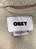 Obey 100% Polyester Solid Ivory Jacket Size S - photo 6