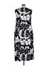 Connected Apparel Tropical Black Casual Dress Size 24 - photo 2