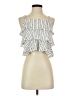 7 For All Mankind Silver White Sleeveless Blouse Size S - photo 1