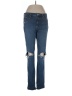a.n.a. A New Approach Hearts Blue Jeans Size 12 - photo 1