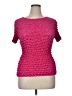 Unbranded 100% Polyester Pink Short Sleeve Top Size XL (estimated) - photo 1