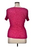Unbranded 100% Polyester Pink Short Sleeve Top Size XL (estimated) - photo 2