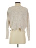 Zaful Metallic Ivory Pullover Sweater Size S - photo 2