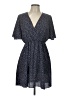 Cope 100% Polyester Polka Dots Blue Casual Dress Size L - photo 1