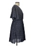 Cope 100% Polyester Polka Dots Blue Casual Dress Size L - photo 4