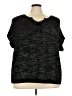 Extra Touch Tweed Black Sweater Vest Size 3X - photo 1