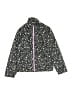 Pulse 100% Polyester Print Black Track Jacket Size 10 - 12 - photo 1