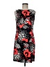 AGB Graphic Red Cocktail Dress Size 6 - photo 1