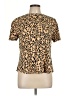 Westbound Animal Print Tan Short Sleeve Turtleneck Size L (petite) - photo 1