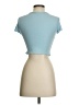Shein Blue Short Sleeve Turtleneck Size 2 - photo 2