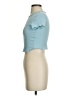 Shein Blue Short Sleeve Turtleneck Size 2 - photo 5
