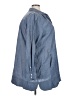 Avenue 100% Cotton Blue 3/4 Sleeve Button-Down Shirt Size 26/28 - photo 1