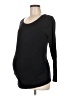 BumpStart Black Long Sleeve T-Shirt Size Med Maternity - photo 1