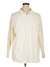 Lands' End 100% Polyester Ivory Fleece Size 1X - photo 1