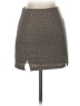 Shein Houndstooth Gray Casual Skirt Size XXS - photo 1