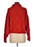 Neely 100% Polyester Red Turtleneck Sweater Size M - photo 2