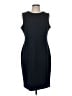 Calvin Klein Solid Black Cocktail Dress Size M (estimated) - photo 1