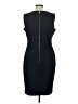 Calvin Klein Solid Black Cocktail Dress Size M (estimated) - photo 2