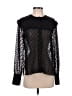 Isabel Marant 100% Polyester Black Long Sleeve Blouse Size EU (FR) 36 / US 4 - photo 1