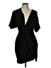 Shein Solid Black Cocktail Dress Size L - photo 1