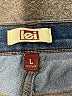 L.e.i. Solid Blue Jeans Size L - photo 7