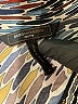 BCBGMAXAZRIA Print Multi Color Gray Casual Dress Size S - photo 7