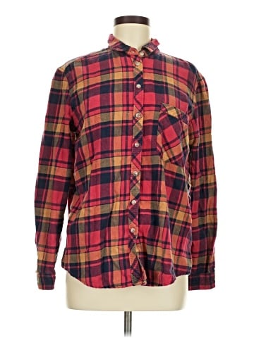 BDG Long Sleeve Button-Down Shirt (view 1)