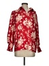 Assorted Brands 100% Polyester Floral Red 3/4 Sleeve Blouse Size S - photo 1