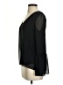 Banana Republic 100% Polyester Black 3/4 Sleeve Blouse Size XS - photo 5
