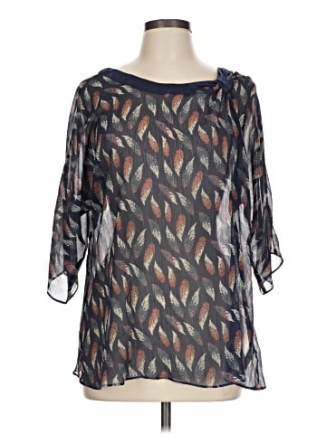 I Heart Ronson 3/4 Sleeve Blouse (view 1)