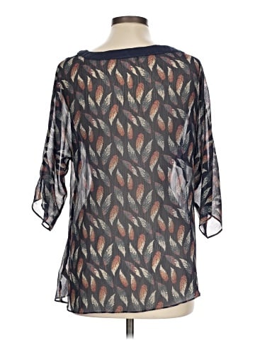 I Heart Ronson 3/4 Sleeve Blouse (view 2)